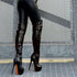DAMEN OVERKNEE STIEFEL MIT PLATEAU UND STILETTO-ABSATZ – ELEGANTE LANGSCHAFT-SCHUHE